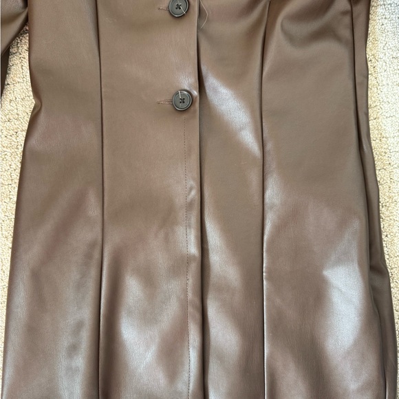 ABERCROMBIE FAUX LEATHER DRESS/ JACKET - Picture 13 of 16